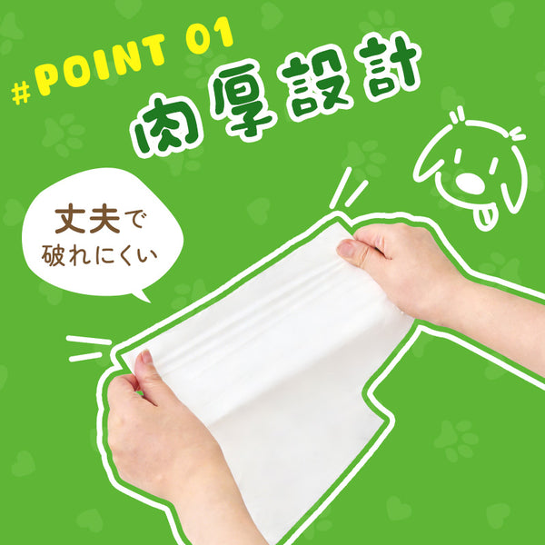 MWPO ペット用 防臭袋 臭わない袋 うんち・おむつ・猫砂処理に 匂い漏れ対策 SS/S/Mサイズ 2個セット 381